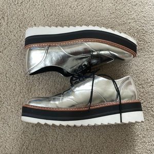 Zara platform oxfords size 8 (looks like Prada version)